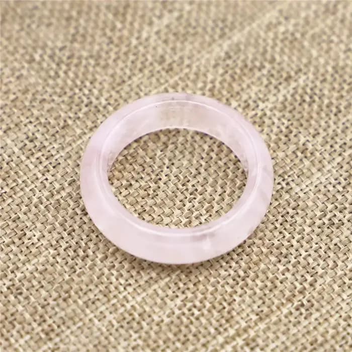 Bague en quartz rose, 1 pièce