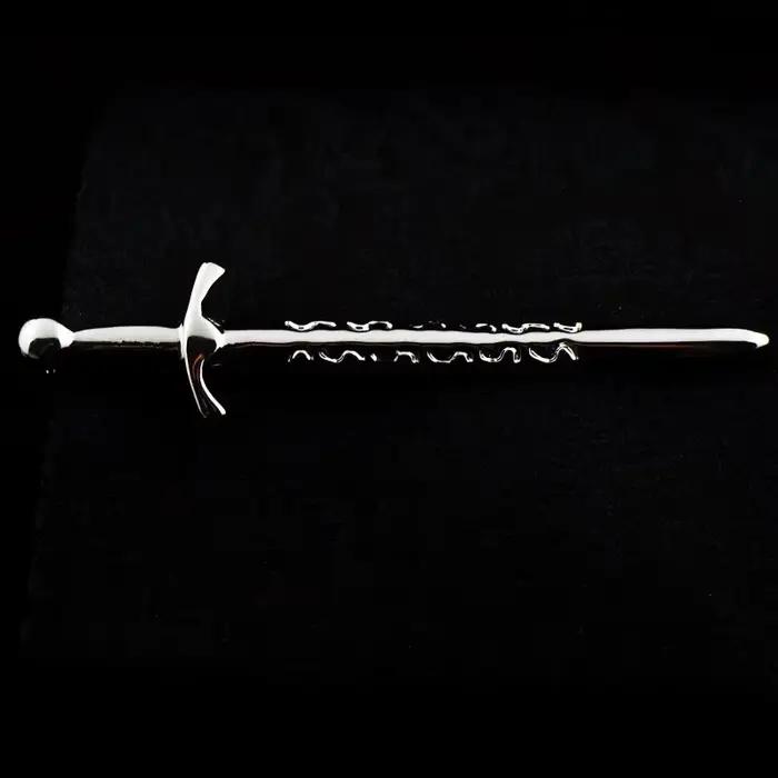EASY.H – pince à cravate avec gravure Laser de haute qualité, épingle à cravate noire pour hommes d'affaires, livraison gratuite, plumes de gouvernail, nouvelle collection