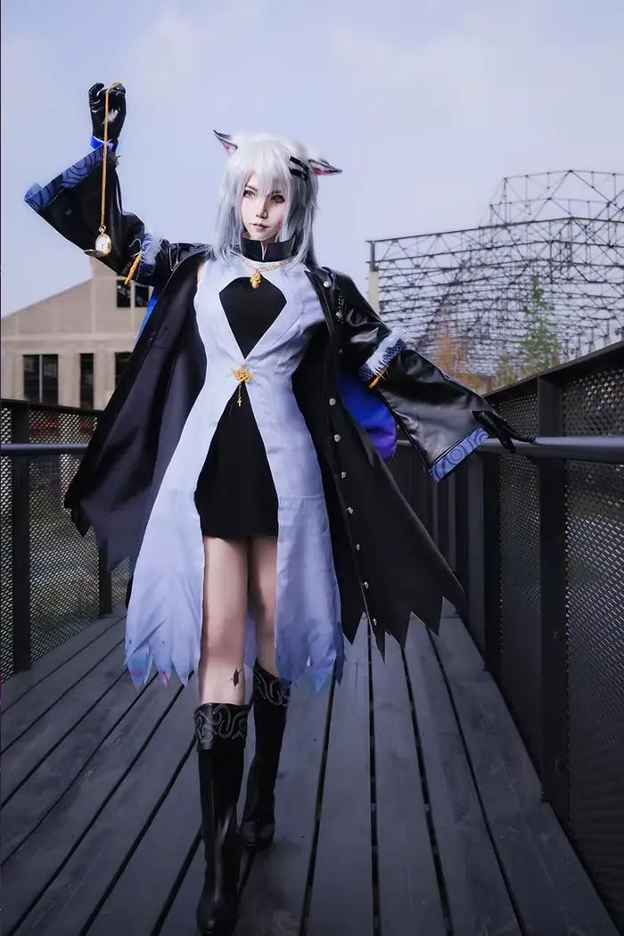 Arknights Lappland Cosplay Costume pour femme, robe de soirée mignonne, vêtements animés trempés, uniformes d'Halloween et de carnaval, sur mesure