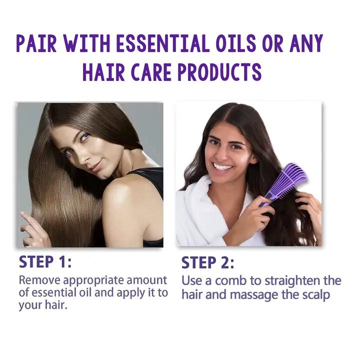 Poignées de massage du cuir chevelu, 1 pièce, brosse à la ligne, anti-leges, lisse, élimine les nœuds de cheveux, peigne pour salon, outils de coiffure