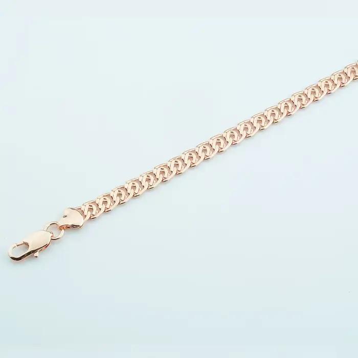 Bracelet couleur or Rose pour hommes et femmes, 7mm, 18cm-23cm, bijoux