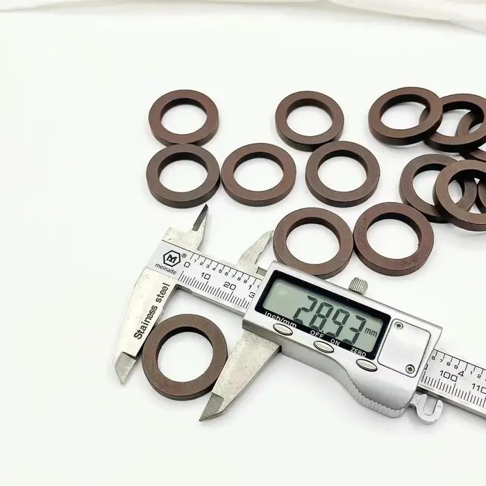 Connecteurs d'accessoires de bijoux à bricoler soi-même, anneau en bois pour la fabrication de colliers et de boucles d'oreilles, 100 pièces/lot