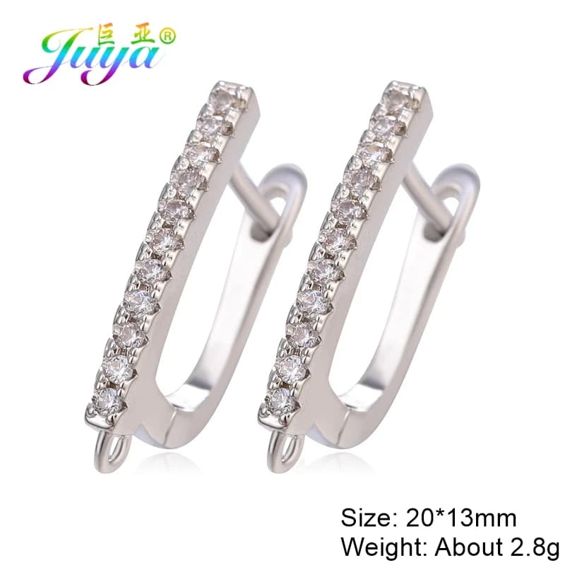 Juya – fournitures de matériel de bijouterie fine, fil d'oreille fait à la main, couleur or/argent,