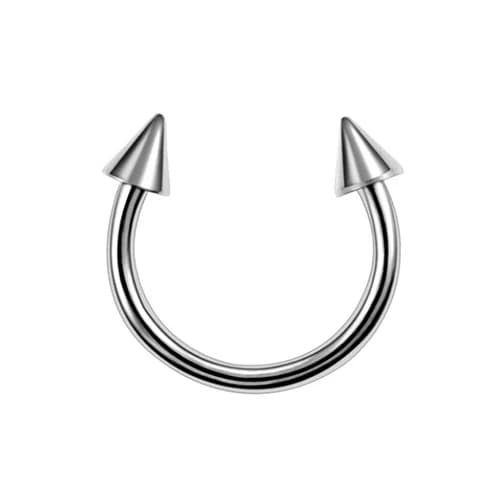 Cône en acier inoxydable avec pointe en fer à cheval, septum circulaire, anneau antarctique, contine