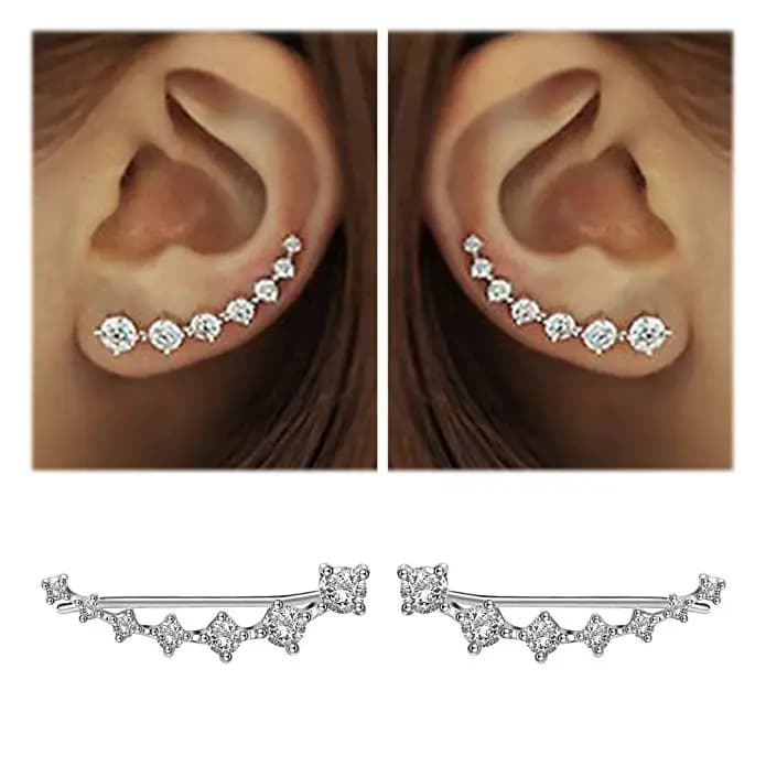 REETI nouvelle haute qualité Super brillant Zircon 925 en argent Sterling boucle d'oreille pour les