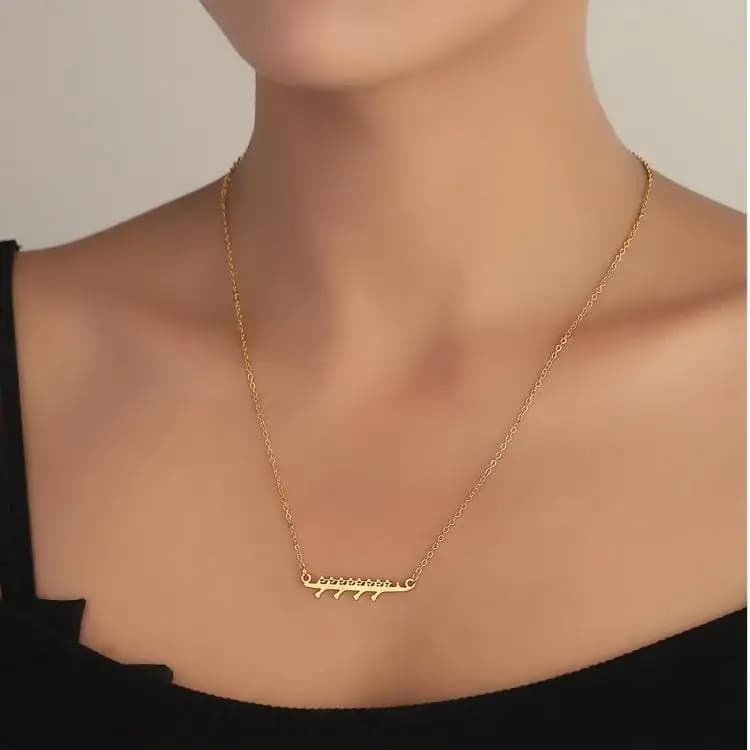 Pendentif de course Dragon Boat pour hommes et femmes, collier ras du cou, pour les Fans de Sport
