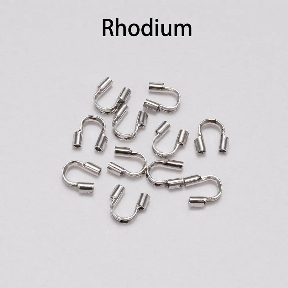 Protecteurs de fil 100x4mm, boucles fermoirs en forme de U, connecteur, accessoires pour la fabricat