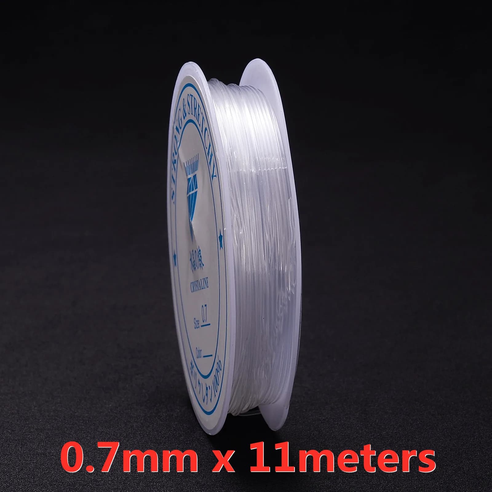 IYOE 0.5-1.5mm cordon élastique fil élastique Transparent pour la fabrication de bijoux Bracelet à b