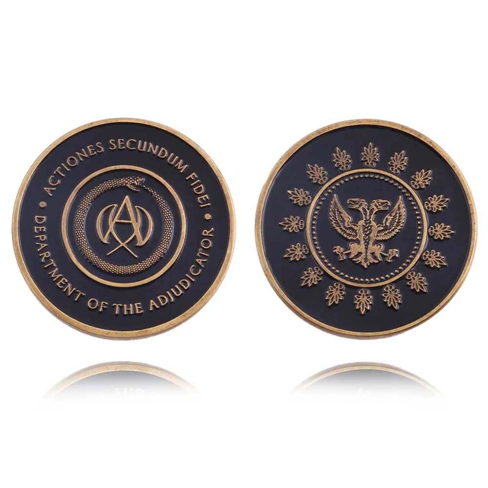 Film John Wick peut ouvrir la pièce de monnaie, Badge de grande taille, marqueur de serment de sang