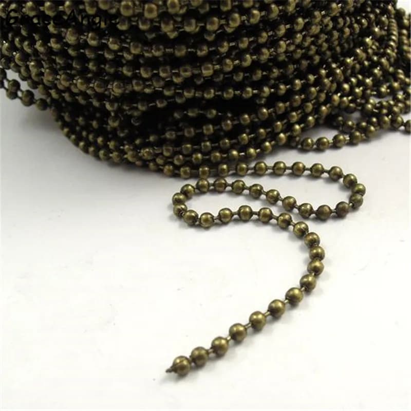 1 mètre bohême Antique Bronze argent couleur chaîne pour Bracelet bijoux faits à la main chaînes col