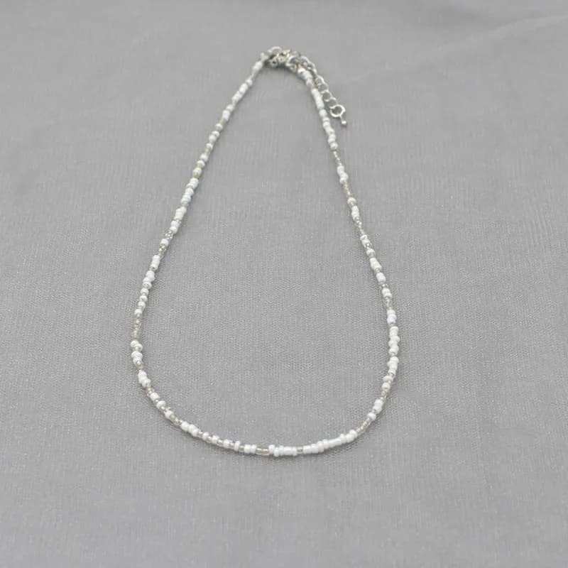 Collier ras du cou Simple en perles de rocaille pour femmes, Collier de bohème coloré fait à la main