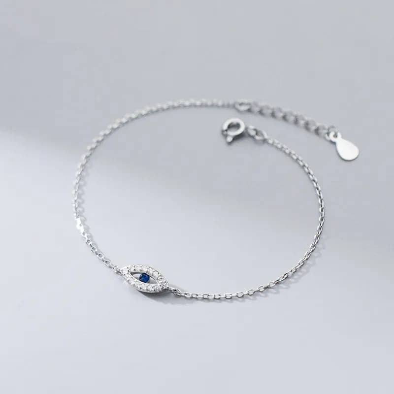 WANTcloser-Bracelet à maillons en argent regardé 925 véritable pour femme, bijoux de fête coréens, m