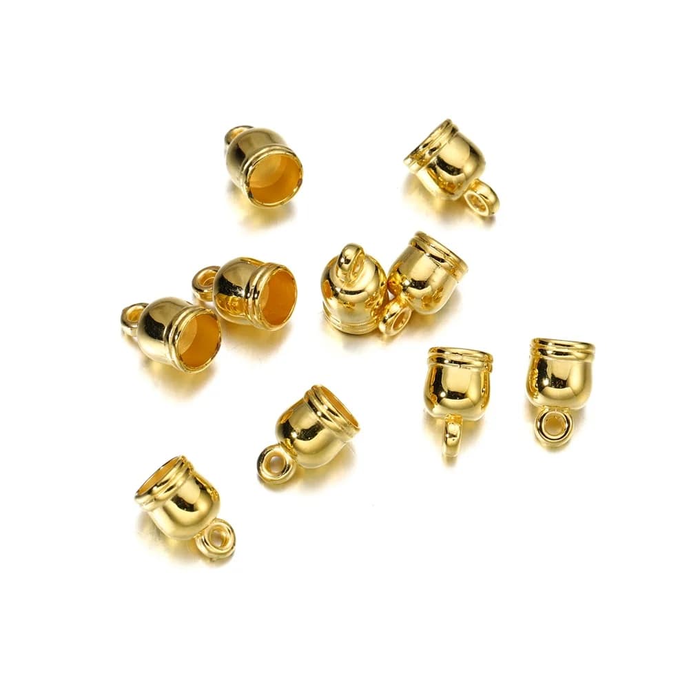Bouchons de perles à pampilles pour la fabrication de bijoux, 50 pièces/lot, accessoires faits à la