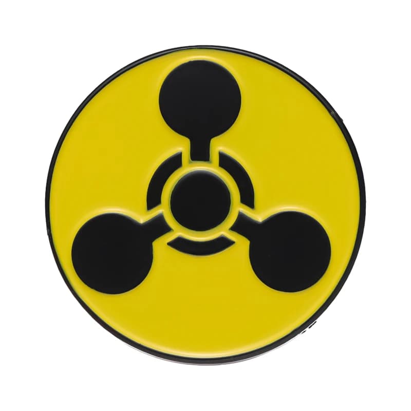 Broches de parapluie de protection de jeu de logo biochimique, insigne en métal, épingle en émail, a