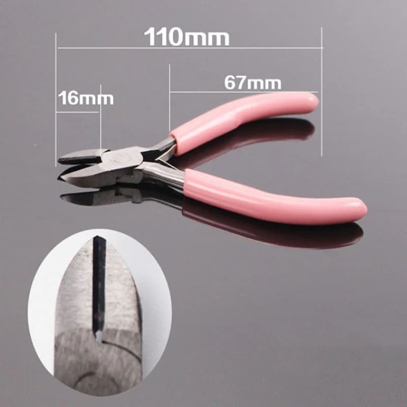 Ensemble de pinces pour la fabrication de bijoux, nez aiguille, nez de chaîne, nez rond et coupe-fil