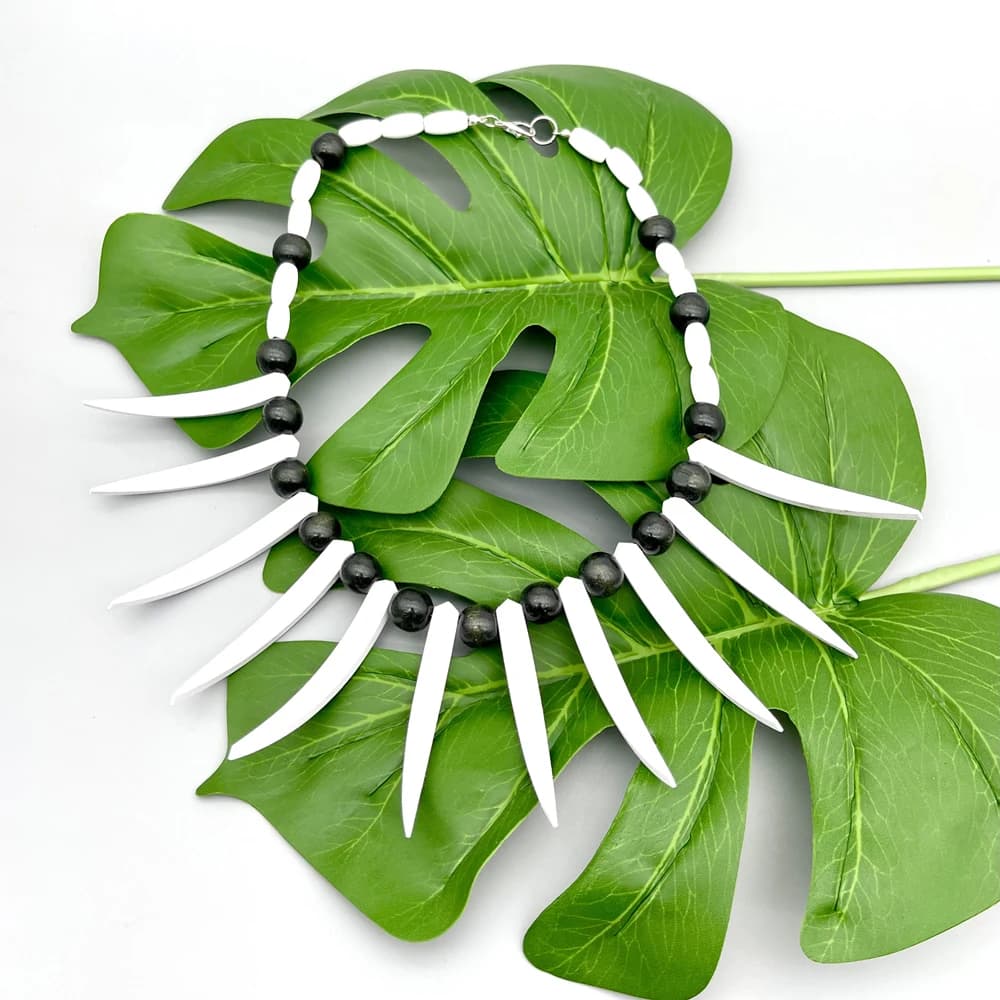 Offre spéciale fait à la main traditionnel Ula Nifo Samoan collier de haute qualité Samoan Cheif hom
