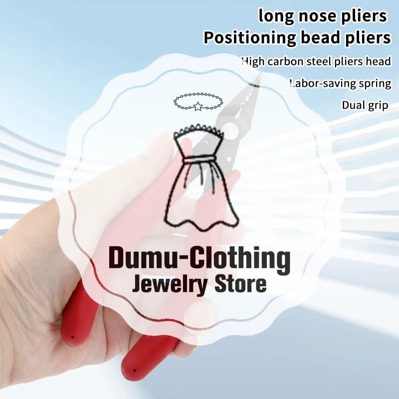 Pince à sertir pour bijoux, outil de fabrication de pointes, pince à bec, pinces à sertir pour annea