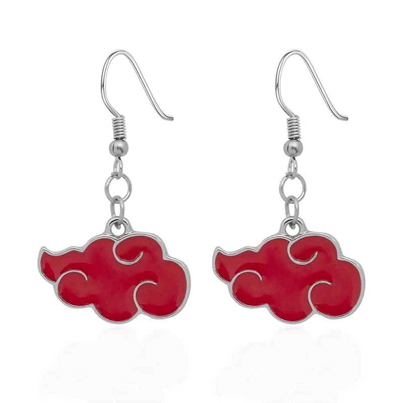 Anime Naruto bijoux boucles d'oreilles goutte accessoires Sharingan Akatsuki Cosplay fête pendentif