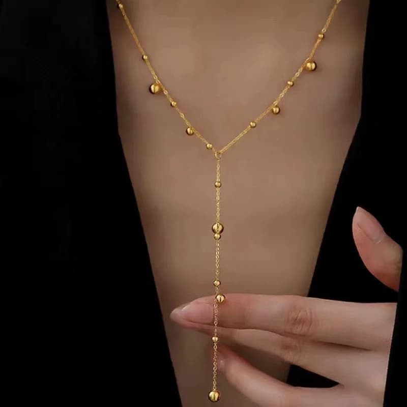 Grand pendentif elliptique couleur or exagéré pour femmes, Punk Hip Hop, chaîne épaisse en métal, bo