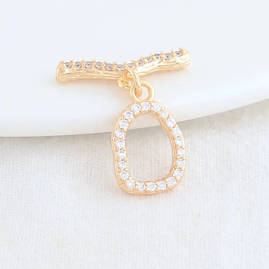 Fermoirs en laiton plaqué or 14 carats, bijoux de bricolage de haute qualité, fournitures exécutives