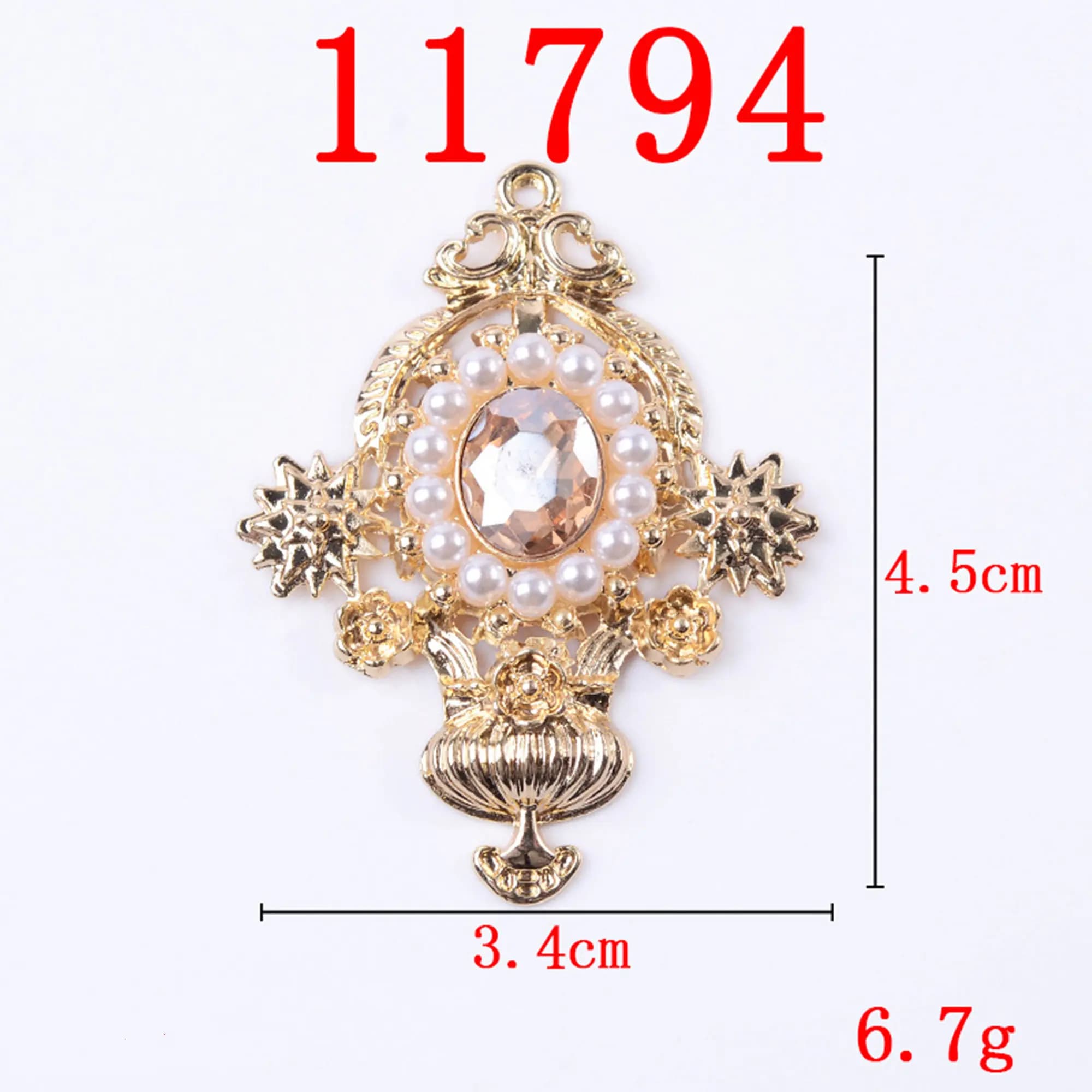 Lot de 5 pièces de bijoux en alliage, accessoires de mode, personnalité, pendentif en diamant, brico