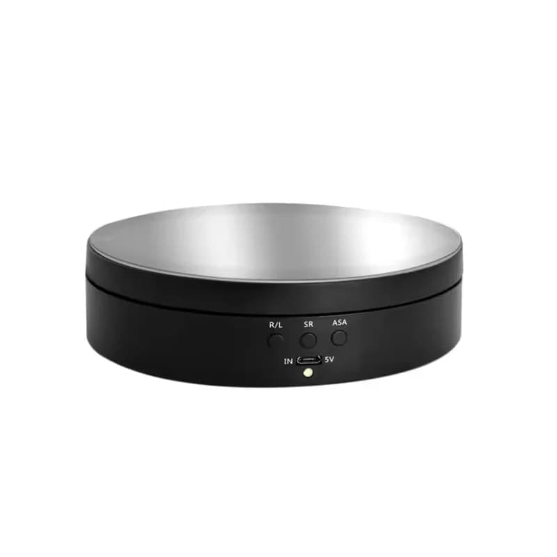 Présentoir à miroir rotatif électrique de 138mm, plateau tournant à 360 degrés, support à bijoux, pr