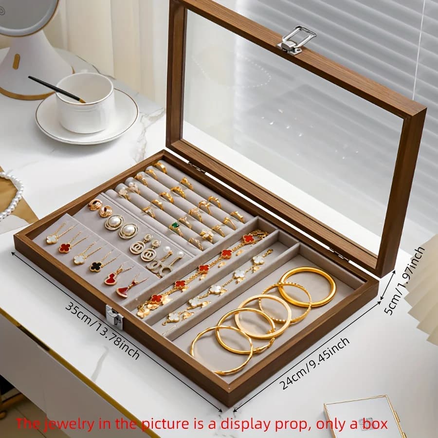 Boîte de rangement pour bijoux, boucles d'oreilles, bagues, colliers, accessoires de bijouterie, ran
