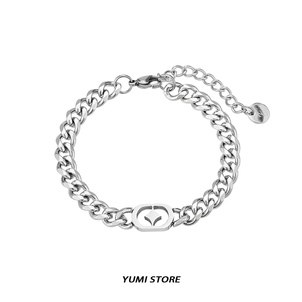 Hip Hop Star Mang NK collier pour homme femme ne se décolore pas titane acier clavicule pull chaîne