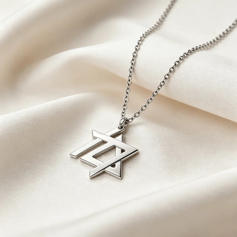  Collier pendentif étoile de David Chai Magen David pour femmes et hommes, bijou de commémoration