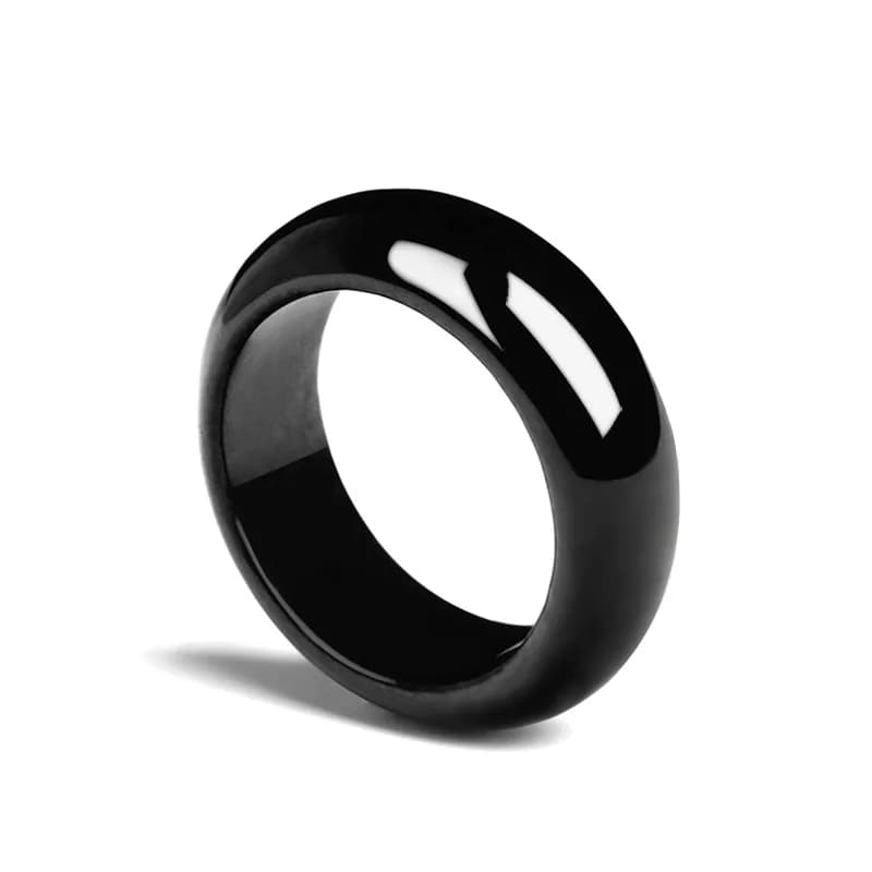 Bague en Jade noir naturel de qualité Old Mine A, véritable bague en Jade foncé, accessoire de bijou