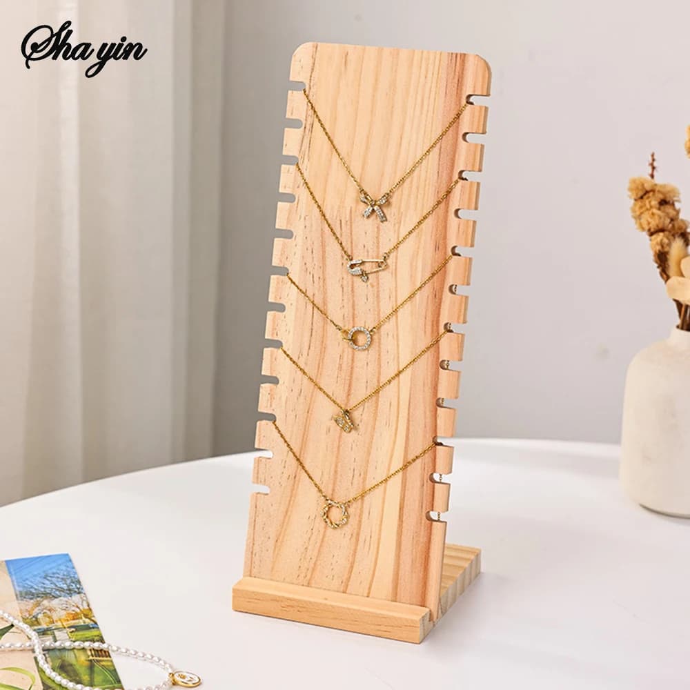 Support de présentation pour colliers, présentoir pour bijoux et pierres précieuses, accessoires pou