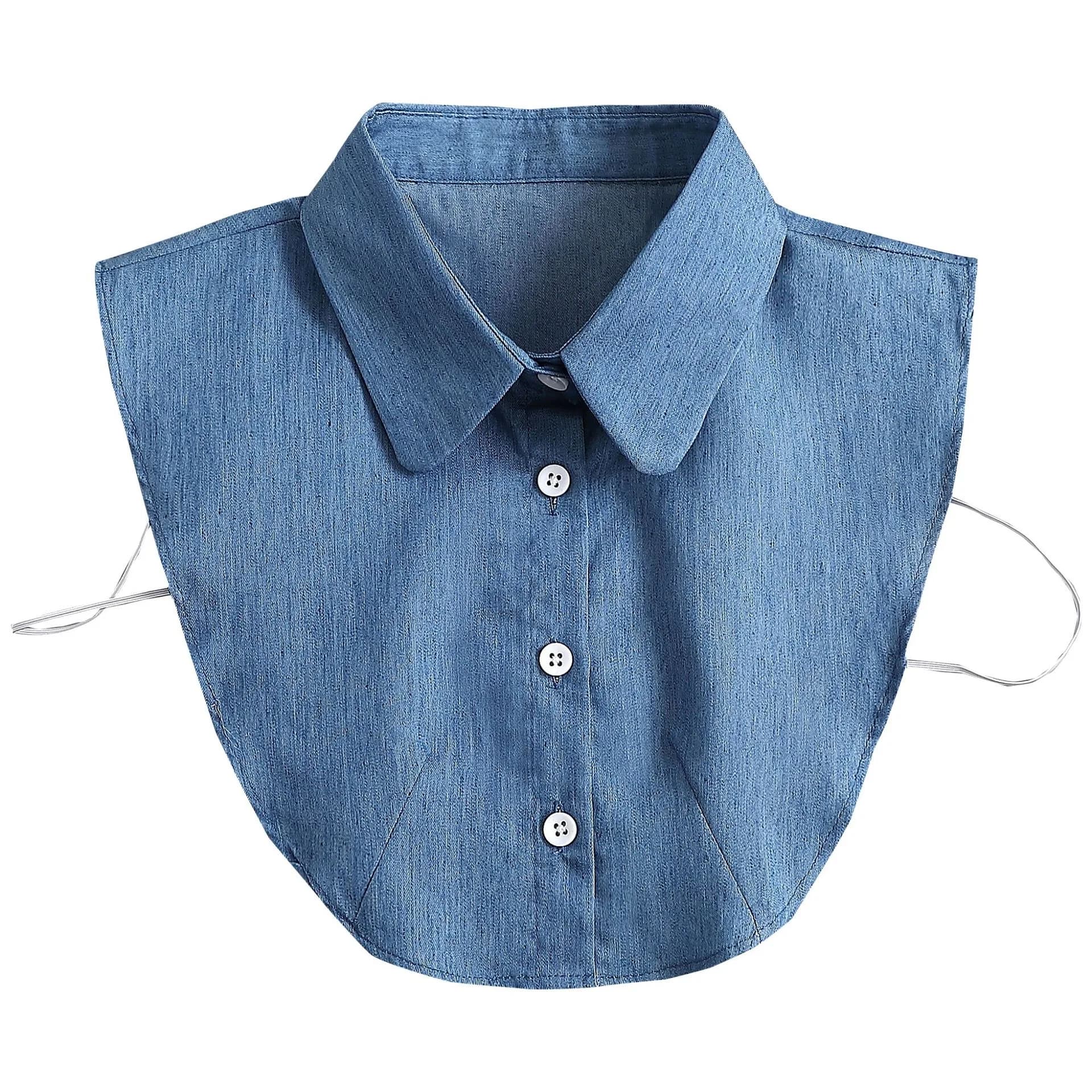 Mode demi-chemise Style faux col pour femmes col détachable faux filles Vintage dentelle dames faux