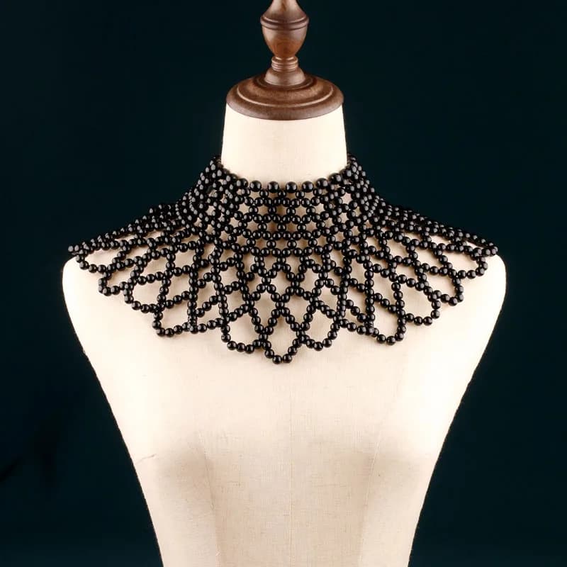 Collier polyvalent de perles d'imitation de Style européen et américain, accessoire de chaîne de col