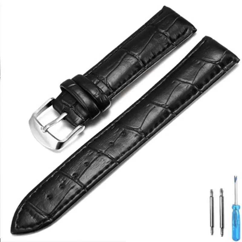 Bracelet de montre en cuir pour hommes femmes 12mm 14mm 16mm 18mm 19mm 20mm 22mm bracelet de montre