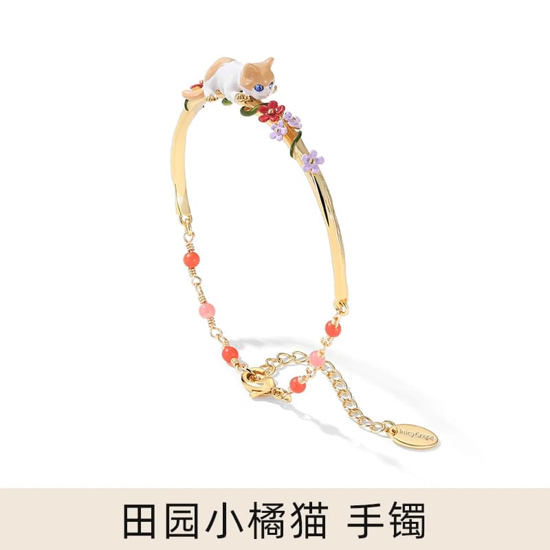 Ensemble de bijoux de luxe en raisin juteux pour femmes, boucles d'oreilles, yeux bleus, chat, colli