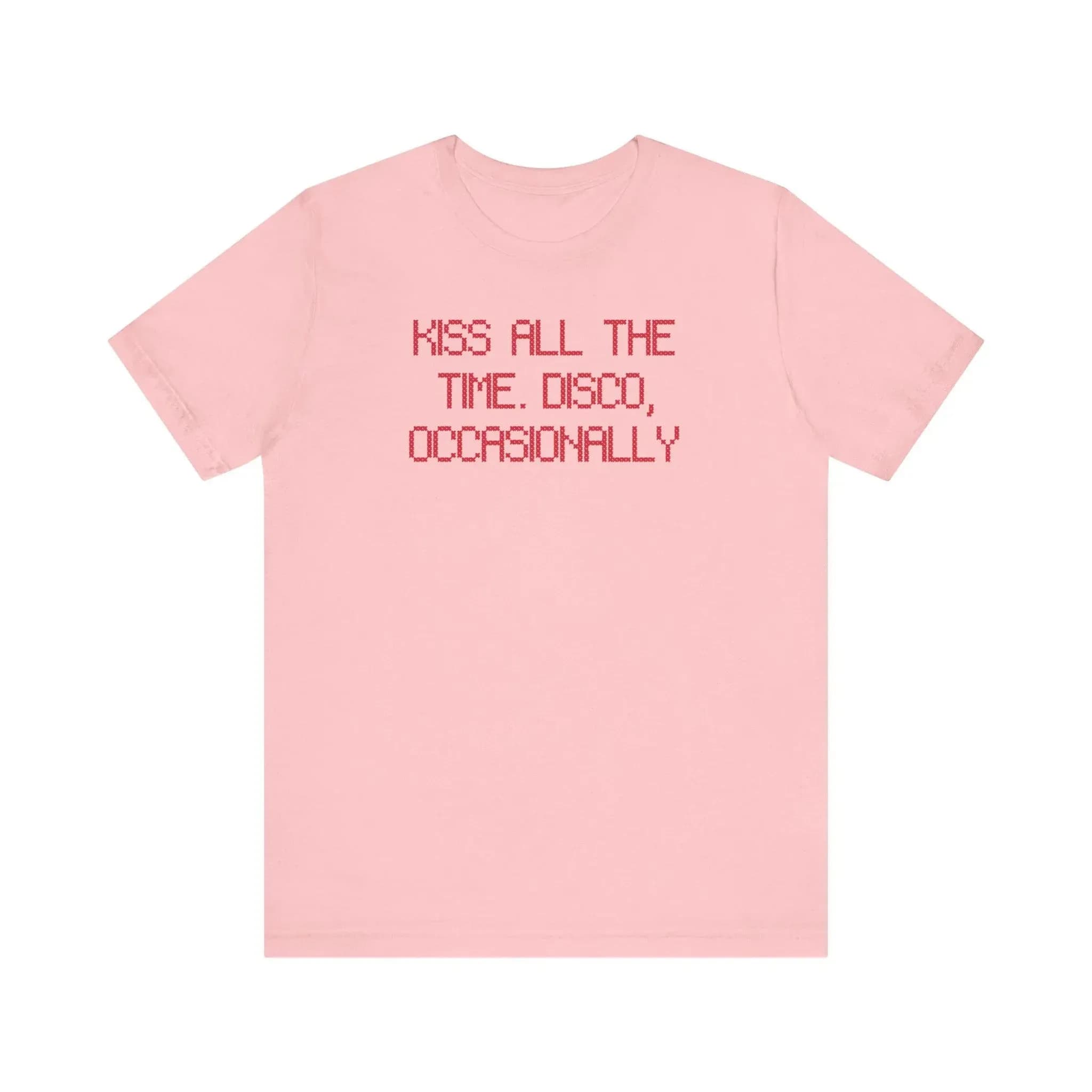T-shirt imprimé style disco « Kiss All The Time » d'Harry Styles pour hommes et femmes, en coton, po