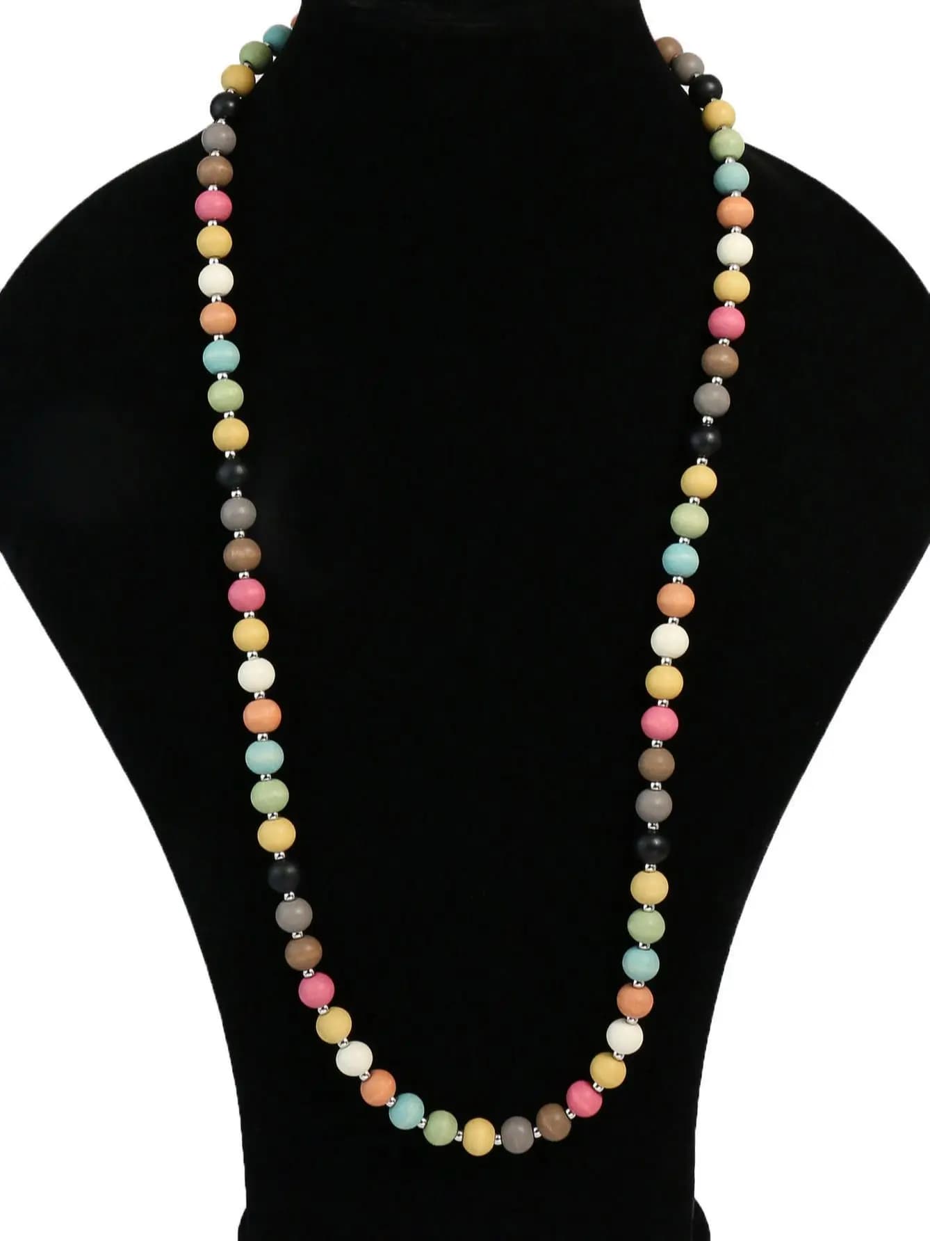 Collier Long bohème Vintage coloré pour femmes, polyvalent, Vital, chaîne de perles colorées