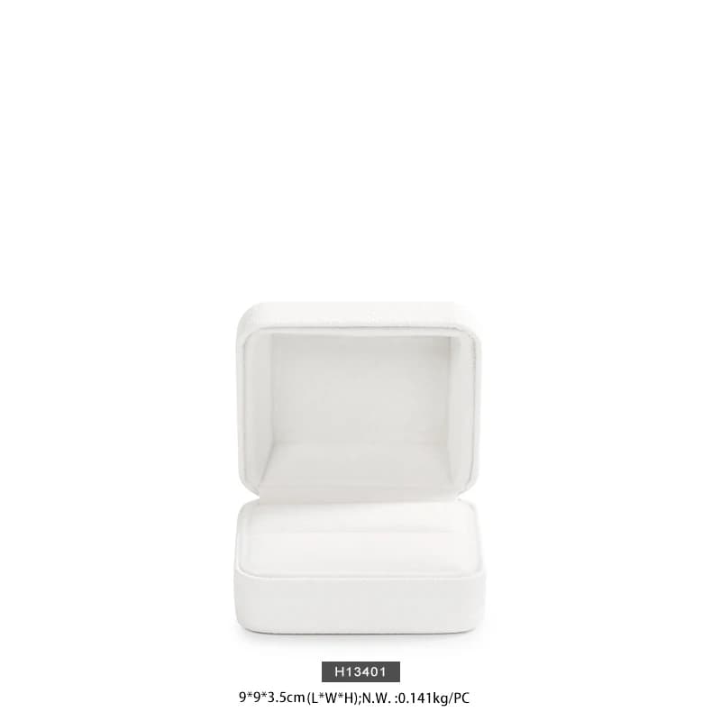 Oirlv-Boîte à bijoux verte en cuir PU, coffrets cadeaux, collier, bracelet, bague de mariage, vente