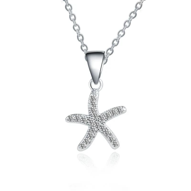 Collier pendentif trèfle à quatre feuilles en forme de cœur, bijoux en argent 925 en Zircon pour fem