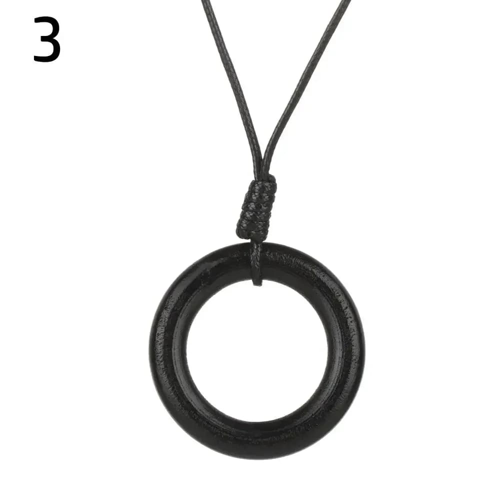 Pendentif en cuir vintage pour la décoration du cou, lanière, collier, pull, vêtements, accessoires