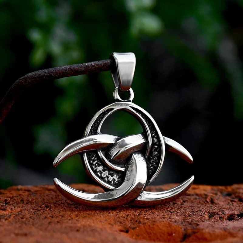 Beier Europe du Nord Viking En Acier Inoxydable Pendentif Collier Prix De Gros Classique Hommes Bijo