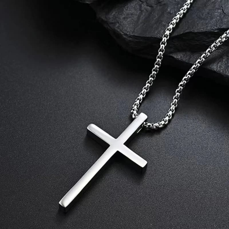 2025 nouvelle Religion chrétienne Simple collier pour femmes hommes vierge marie jésus croix pendent