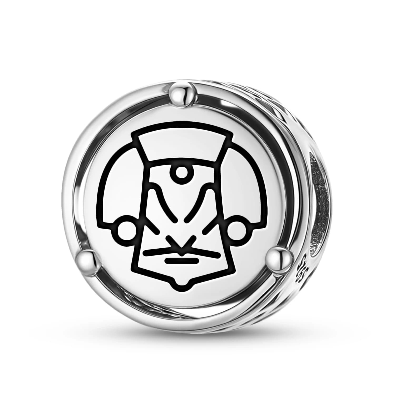 Mayan – masque maya en argent Sterling 925, breloque symbole adaptée au Bracelet Original, accessoir