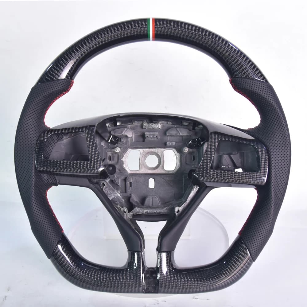 Volant en fibre de carbone et cuir, édition luxe améliorée, pour Maserati Ghibli