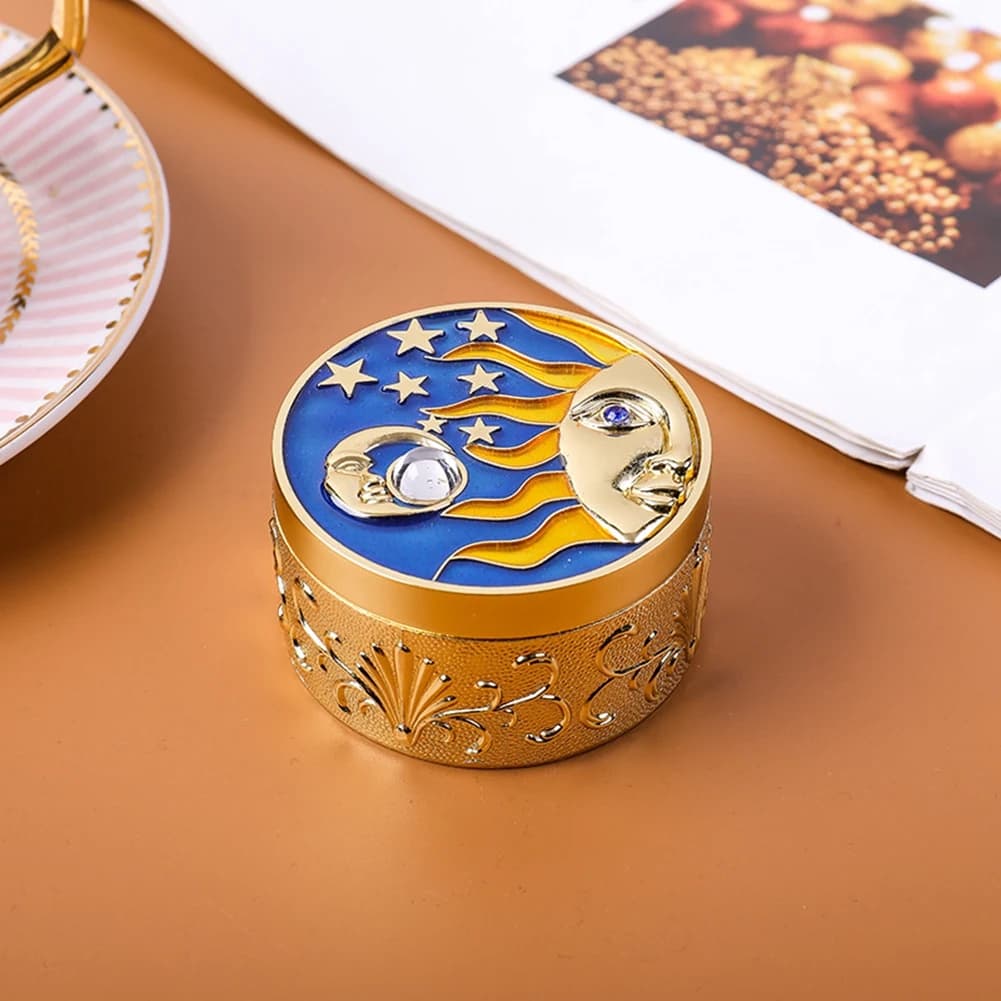 Boîte de rangement pour bijoux vintage, boîte de rangement pour objets artisanaux, cadeaux, ornement