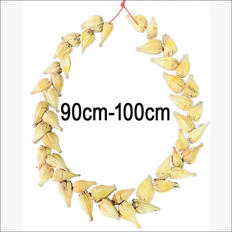 UlaFala Réigns romains traditionnels Collier rouge Hommes Samoa Ula Fala Cérémonie Samoan Tribal Che