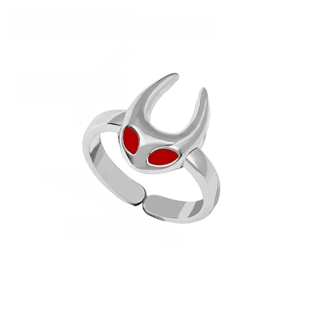 Bague Hollow Knight au design mignon et original, accessoire de jeu d'animation haut de gamme