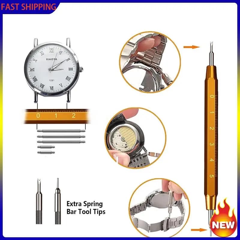 Kit de réparation de montre Trend-149 pièces, Kit d'outils de remplacement de batterie de montre, ou