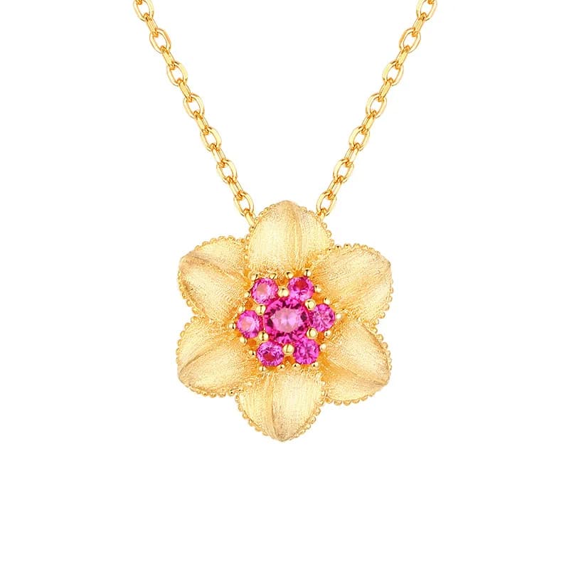 Collier en argent sterling S925 à motif floral, style médiéval vintage, élégant, pour tous les jours