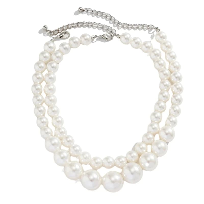 F42F – collier perles, matériel perles, bijoux fête pour les jours